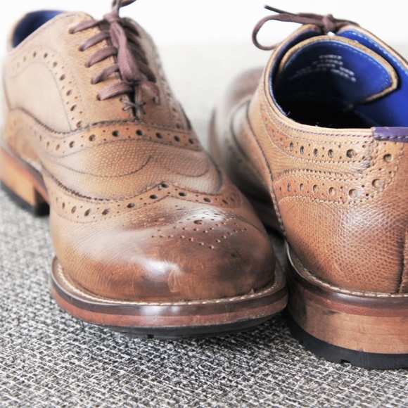 Ted Baker Guri Wing Tip Brogues Size 8 US main image 4